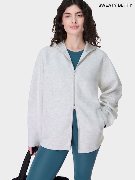Sweaty Betty Grey Wind Down Zip-Up Hoodie (F68787) | 6,008 UAH