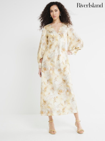 River Island Floral Print Occasion Maxi Dress (F68833) | €82