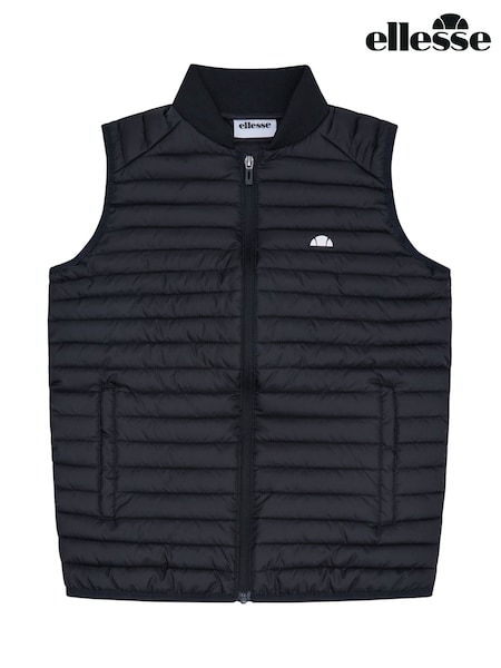 Ellesse Barr Jnr Black Gilet (F69162) | AED291