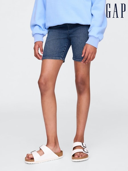 Gap Dark Blue Denim Bike Shorts (F69214) | €31
