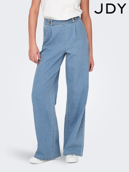 JDY Blue Wide Leg Jeans (F69240) | ₪176