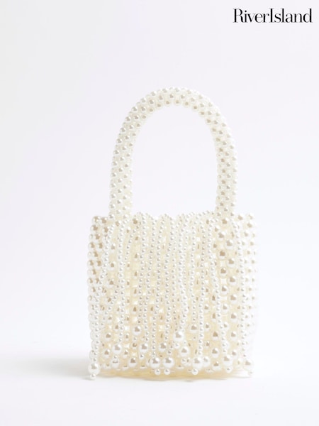 River Island Waterfall Pearl Bag (F69321) | kr760