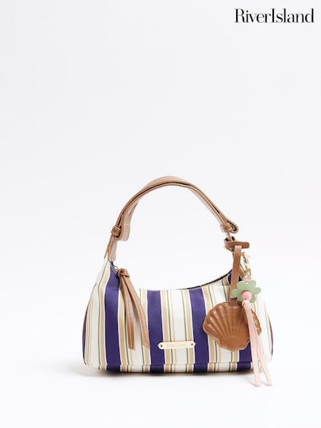 River Island Striped Charm Shoulder Bag (F69395) | €40