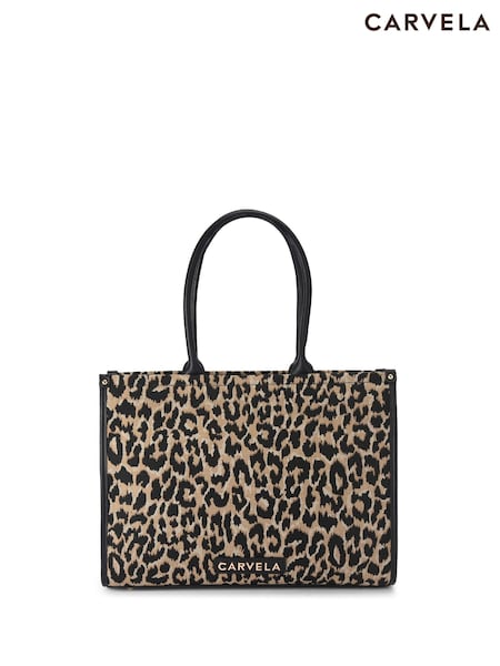 Carvela Cream Sorrento Chuck In 100% Cotton Tote Bag (F69429) | ₪649