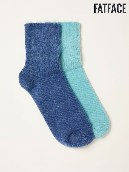 FatFace Green 2 Pairs of Super Soft Socks (F69503) | €16
