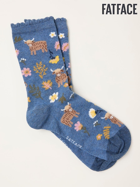 FatFace Highland Cow Socks (F69512) | R$ 75