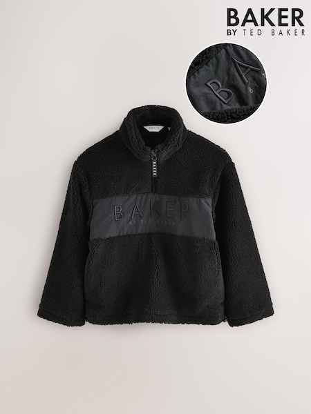 Baker by Ted Baker Borg Zip Through Black Fleece (F69716) | ‏209 د.إ.‏ - ‏ 251‏ د.إ.