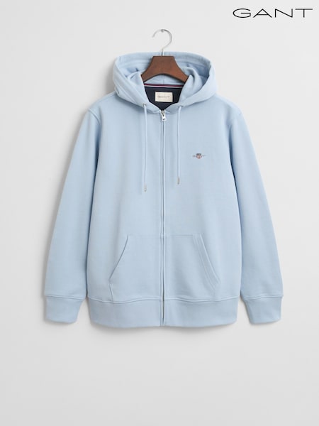 GANT Blue Regular Shield Full Zip Hoodie (F69720) | €177