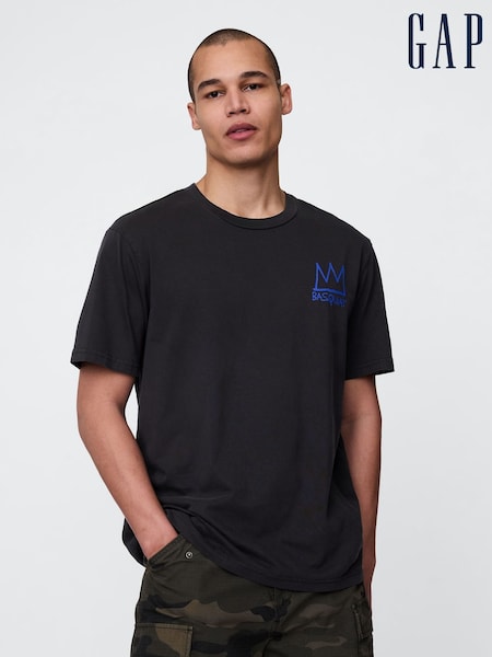 Gap Black Basquiat Graphic T-Shirt (F69850) | €53