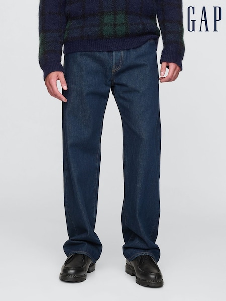Gap Dark Indigo Blue Loose Fit Baggy Jeans (F69861) | €59