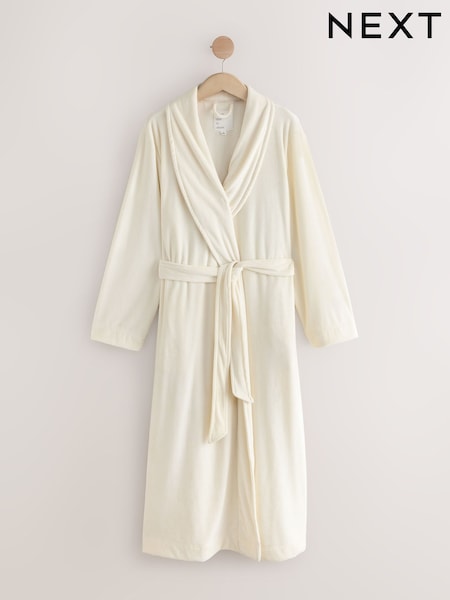 Cream Long Corded Robe (F69897) | € 41