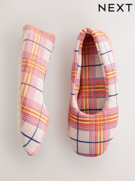 Orange Check - Plush Ballet Slippers (F69933) | R$ 105