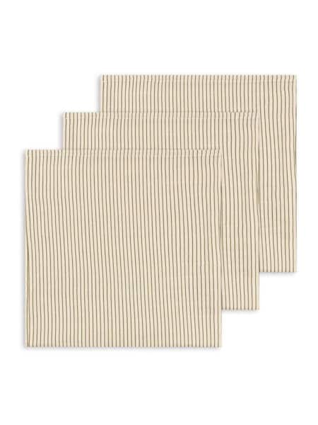 Konges Sløjd Brown Muslin 100% Organic Cotton Cloths 3 Pack (F69938) | AED128