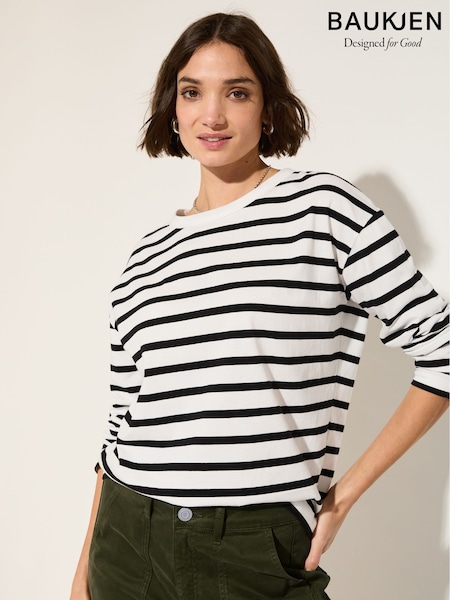 Baukjen Calista Relaxed 100% Cotton White Top (F69946) | 4,146 UAH