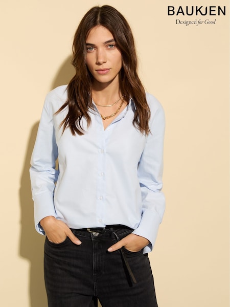 Baukjen Blue Kaya Cotton Shirt (F69954) | ₪548