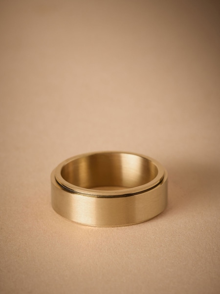 DCK Mens Stainless Steel Spinner Ring (F70062) | € 25