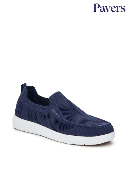 Синий - Pavers Stretchy Slip-On Shoes (F70139) | €53