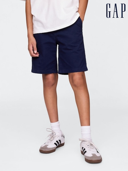 Albastru - Pantaloni scurți cu croi lejer Pantaloni chino Gap (F70141) | 134 LEI