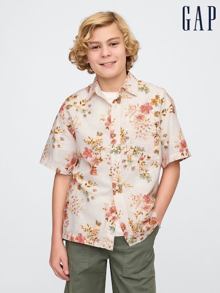 Gap Organic Cotton Poplin Shirt (4-13yrs) (F70143) | €24