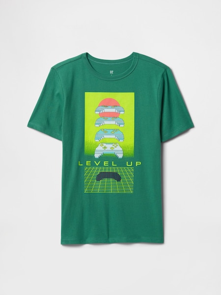 zelena - Gap Graphic T-shirt (4-13yrs) (F70146) | € 13