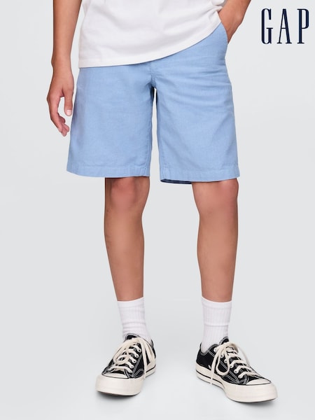 Gap Blue Linen-Cotton Shorts (4-13yrs) (F70160) | €38