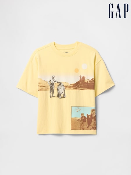 Gap Yellow Star Wars Graphic T-Shirt (4-13yrs) (F70162) | €23