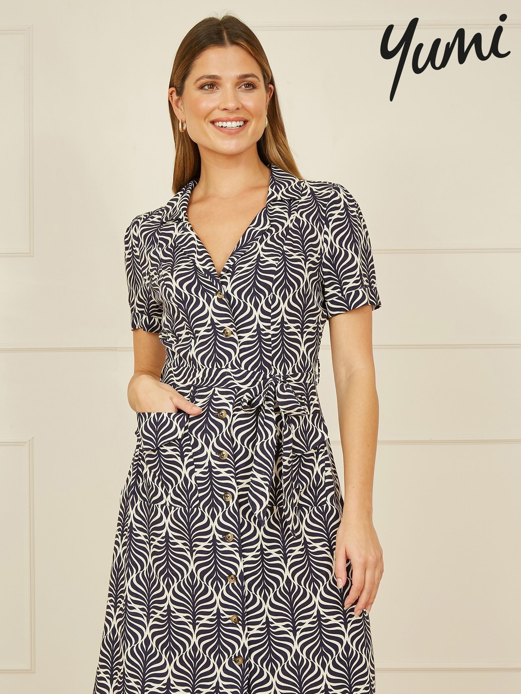 Yumi Curve Belted Dresses | Next Oman