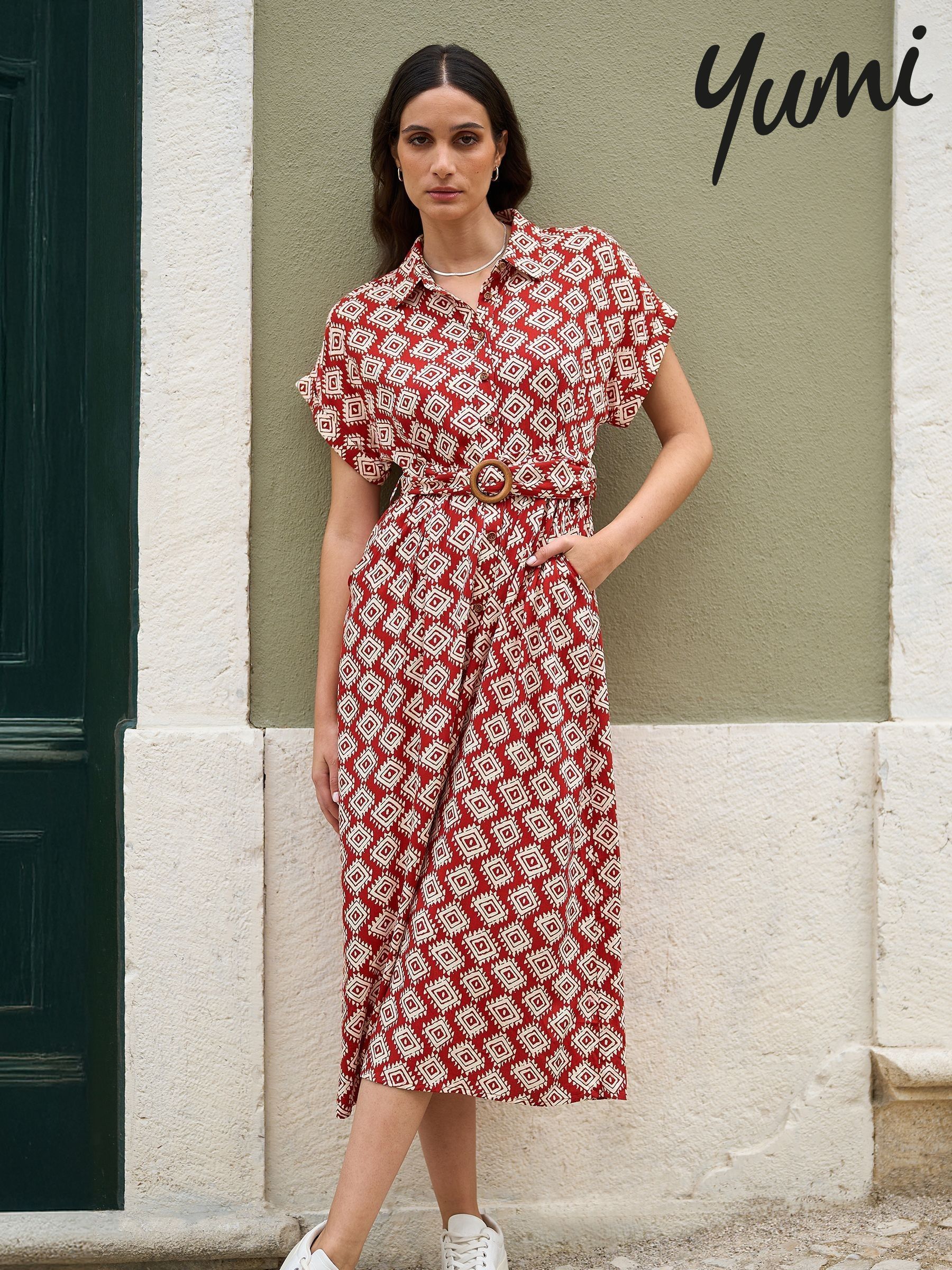 Yumi Curve Belted Dresses | Next Oman