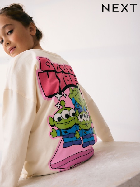 White Toy Story Long Sleeve Graphic Top (3-16yrs) (F70233) | 74 QAR - 99 QAR