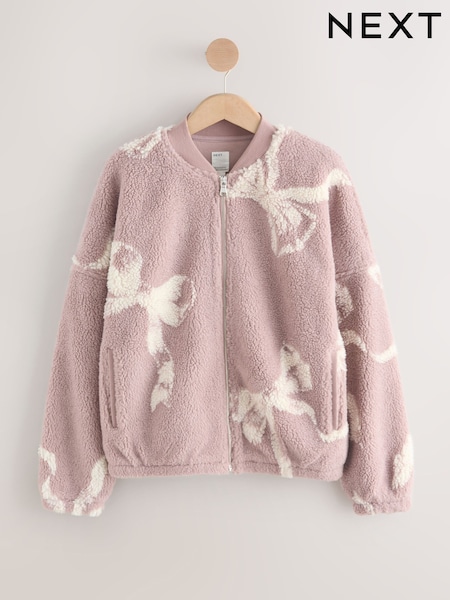 Roza s pentljo - Borg Zip Fleece (F70279) | € 50