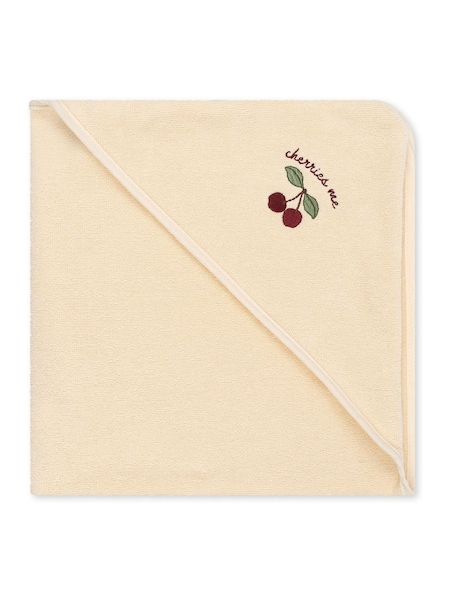 Konges Sløjd Pink Baby Hooded 100% Organic Cotton Towel With Embroidery (F70284) | R$ 415
