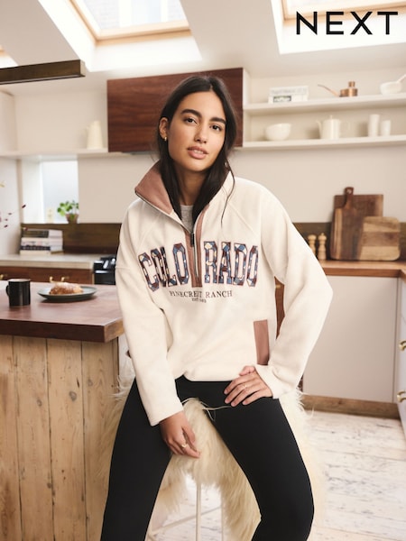 Neutral Colorado Half Zip Fleece (F70286) | €38