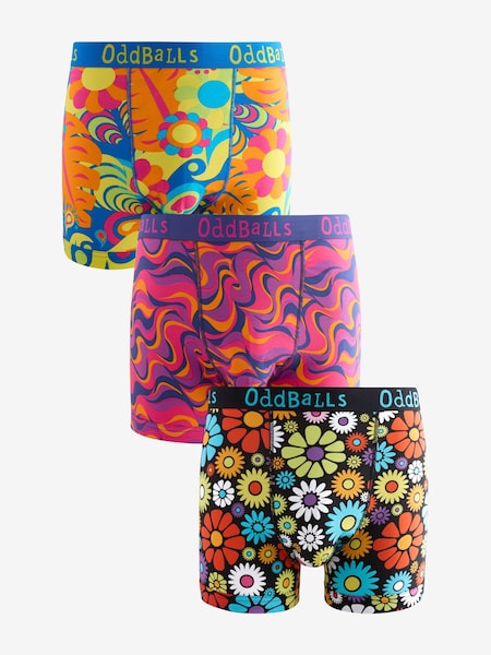 OddBalls Multi Mens Bohemian Bundle Boxers 3 Pack (F70319) | €45