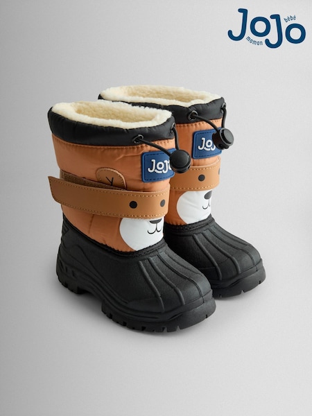 Oso marrón - JoJo Maman Bébé Cosy Snow Boots (F70322) | 46 € - 54 €