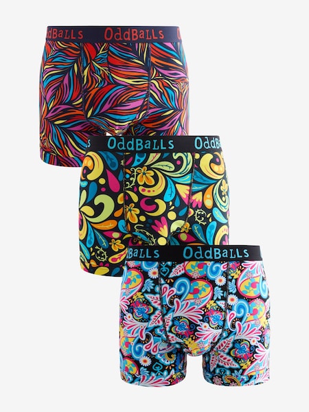 OddBalls Multi Mens Botanics Bundle Boxers 3 Pack (F70325) | €45