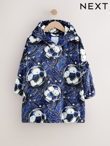 Navy Football Fleece Poncho (3-16yrs) (F70562) | AED91 - AED127
