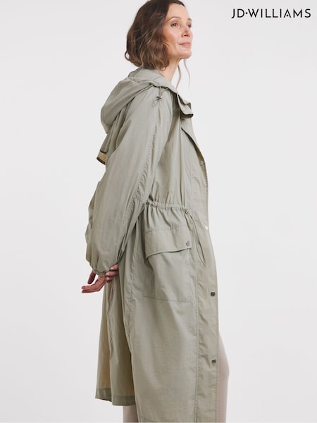 JD Williams Grey Longline Tech Parka (F70574) | €92