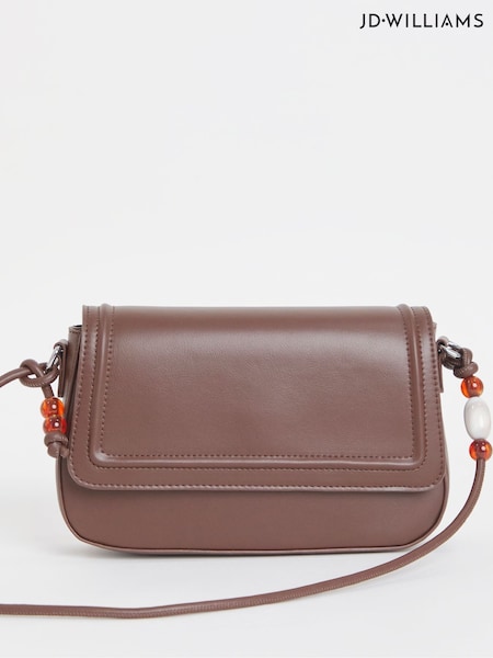 JD Williams Brown Beaded Shoulder Bag (F70593) | €40