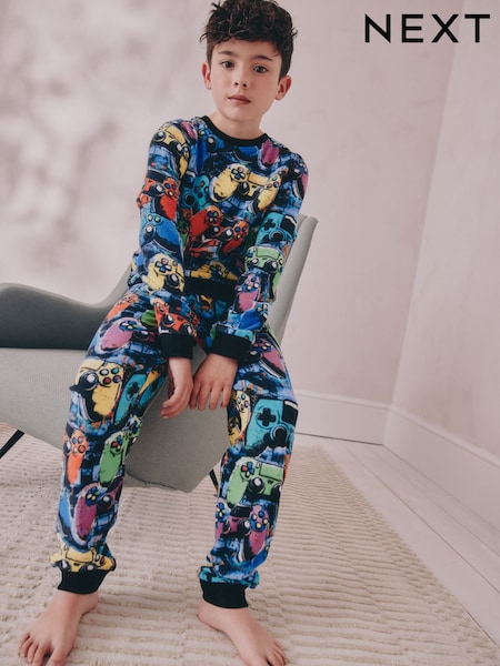 Multi Bright Single Cosy Fleece Pyjamas (3-16yrs) (F70646) | 74 QAR - 104 QAR