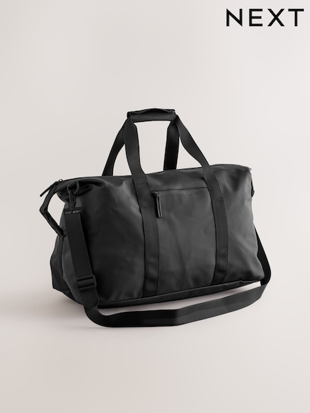 Black Rubberised Holdall (F70696) | €57