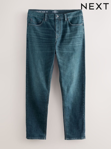 Denim Green Slim Fit Motionflex Jeans (F70732) | €50