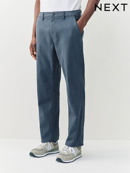 Dusky Blue Straight Fit Motionflex Jeans (F70734) | €41