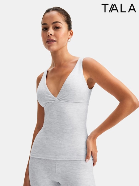 TALA Grey Longer Length Dayflex V-Neck Vest (F70743) | €62