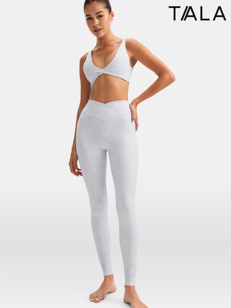رمادي - TALA DayFlex Wrap High Waisted Leggings (F70773) | ‏395 ر.س.‏