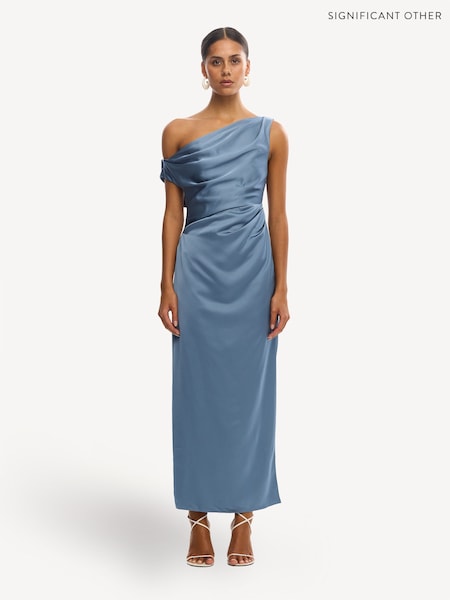 Significant Other Blue Alyssa Maxi Dress (F70789) | AED1,631