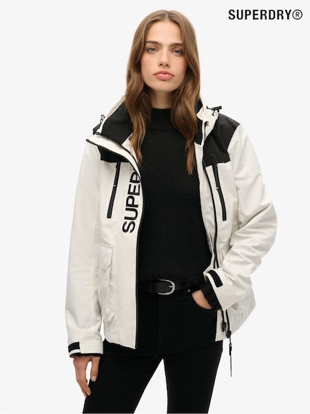 Superdry White Colourblock Ultimate Windbreaker Jacket (F70878) | €152