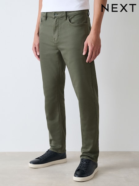 Verde - Ajuste fino - Comfort Stretch Jeans (F70960) | R$ 305