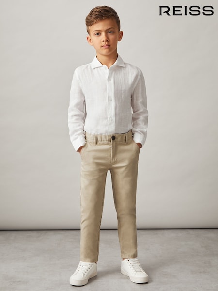 Reiss Stone Pitch 3-9 yrs Slim Fit Casual Chinos (F71079) | €45