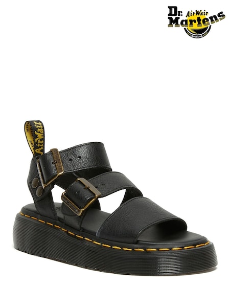 Dr. Martens Black Gryphon Quad Pisa Sandals (F71153) | €214