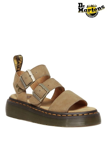 Dr. Martens Cream Gryphon Quad Pisa Sandals (F71164) | €179